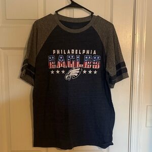 Fanatics Philadelphia Eagles Navy and Gray T-Shirt